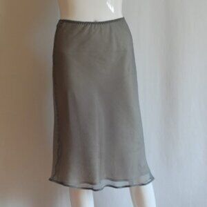 Paul & Joe Gray Lightweight Silk Skirt - France